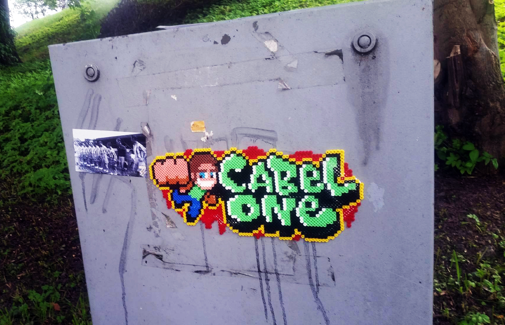 Cabelone - Gatukonst Streetart Graffiti Pärlplatta