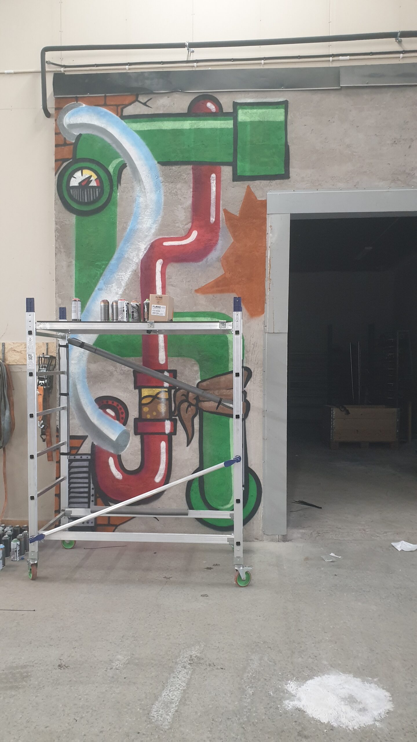 Cabelone Graffiti Mural Streetart JMC