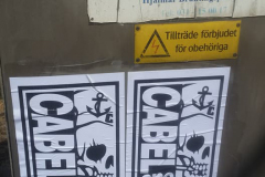 Cabel, Cabelone, Göteborg,  Graffiti, , Streetart, Gatukosnt, Stickers, Posters