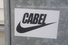 Cabel, Cabelone, Göteborg,  Graffiti, , Streetart, Gatukosnt, Stickers, Posters